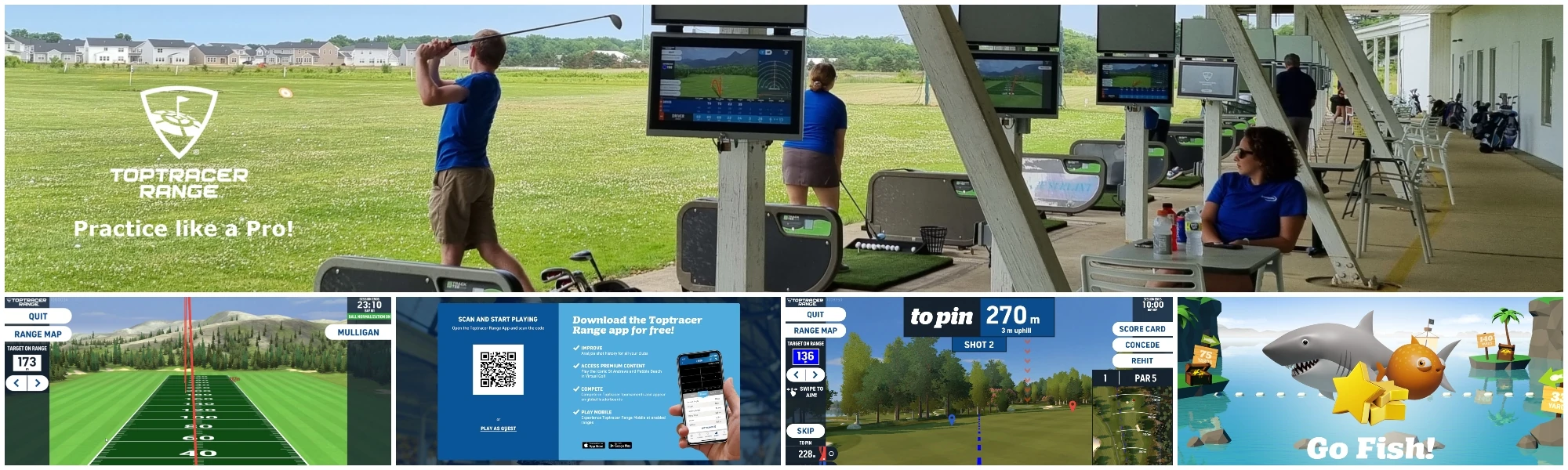 Toptracer Games at SportsVille